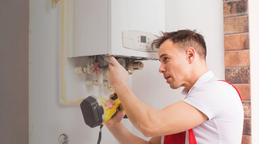 Local tankless water heater installation in Universal, IN